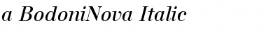 a_BodoniNova Italic Font