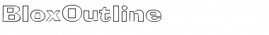 BloxOutline Regular Font