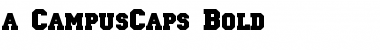 a_CampusCaps Bold Font