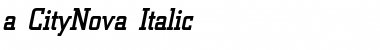 a_CityNova Font