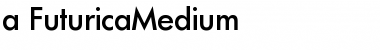 a_FuturicaMedium Regular Font