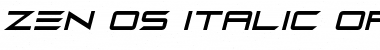 Zen Os Italic Font