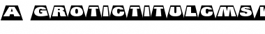 a_GroticTitulCmSwHv Font