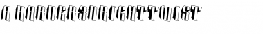 a_Harder3dTwR Font