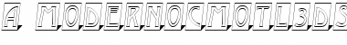a_ModernoCmOtl3DSh Normal Font