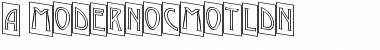 a_ModernoCmOtlDn Regular Font