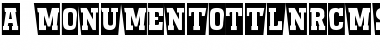 Download a_MonumentoTtlNrCmSw Font
