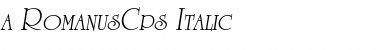a_RomanusCps Italic