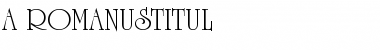 a_RomanusTitul Font