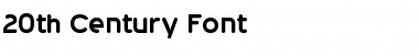 20th Century Font Regular Font