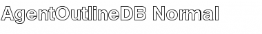 AgentOutlineDB Normal Font