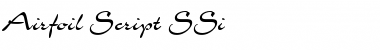 Airfoil Script SSi Regular Font