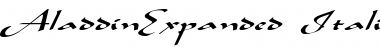 AladdinExpanded Font