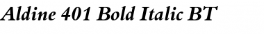 Aldine401 BT Bold Italic
