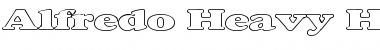 Alfredo Heavy Hollow Expanded Regular Font