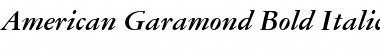 AmeriGarmnd BT Bold Italic Font