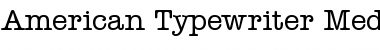 AmerType Md BT Medium Font