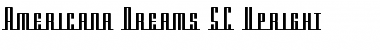 Americana Dreams SC Upright Regular Font