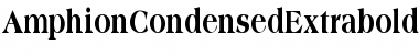 AmphionCondensedExtrabold Regular Font