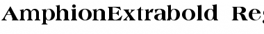 AmphionExtrabold Regular Font
