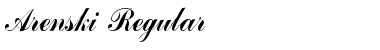 Arenski Regular Font