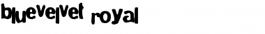 BlueVelvet Royal Font