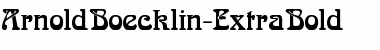 ArnoldBoecklin-ExtraBold Regular Font