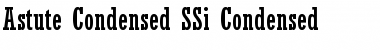 Astute Condensed SSi Condensed Font