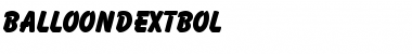 BalloonDExtBol Regular Font