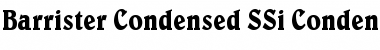 Barrister Condensed SSi Condensed Font