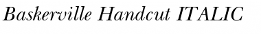 Baskerville Handcut ITALIC Font