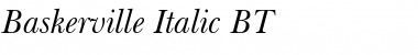 Baskerville Italic