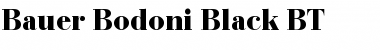 BauerBodni Blk BT Font