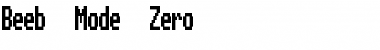 Download Beeb Mode Zero Font