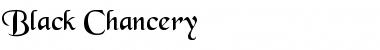 Black Chancery Regular Font