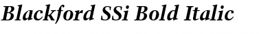 Blackford SSi Bold Italic