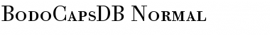 BodoCapsDB Normal Font