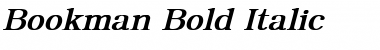 Bookman Bold Italic