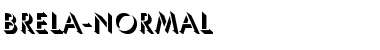 Brela-Normal Font