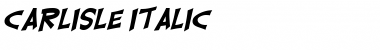 Carlisle Italic Font