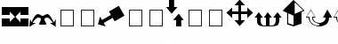 Carr Arrows (filled) Font