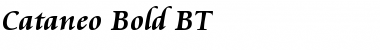 Cataneo BT Bold Font