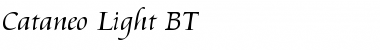 Cataneo Lt BT Font