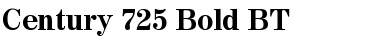 Century725 BT Bold Font