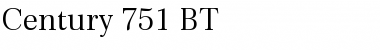 Century751 BT Font