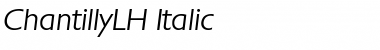 ChantillyLH Italic Font