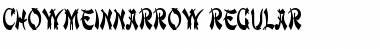 ChowMeinNarrow Regular Font