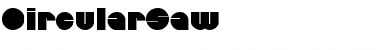 CircularSaw Font