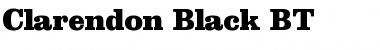 Clarendon Black Font