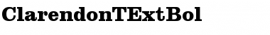 ClarendonTExtBol Regular Font